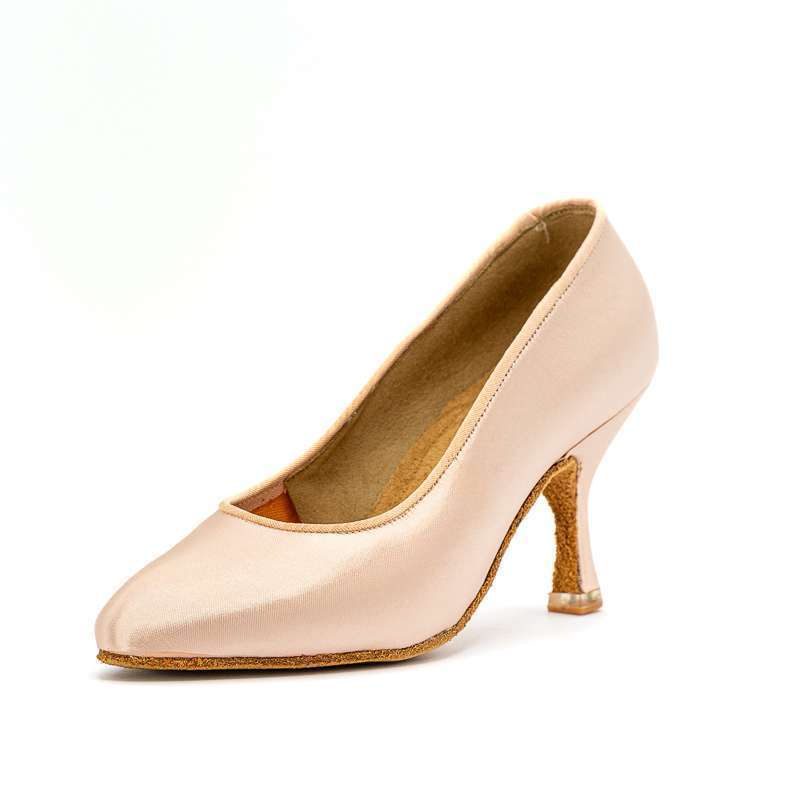 Scarpe Da Ballo A Mezza Suola In Microfibra Per Ragazze E Donne – Scarpe Lyrical E Contemporanee Con Lacci, Colore Nude, Taglia Small