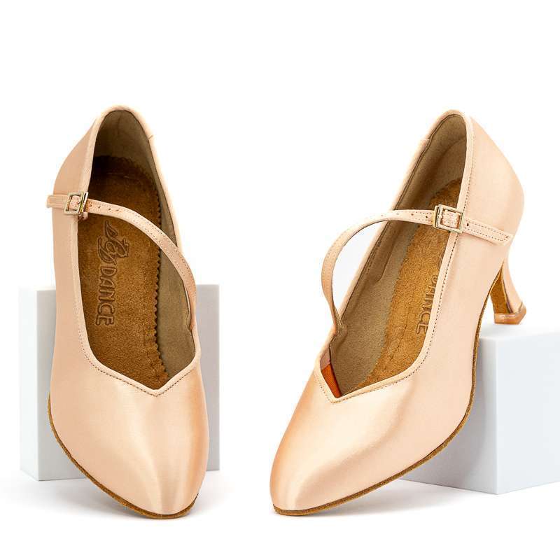 Bloch Accent Scarpa Da Ballo Per Bambina, Tomaia In Tela, Tacco 2,5 Cm, Suola In Pelle Scamosciata, Morbida E Traspirante, Ideale Per Danza