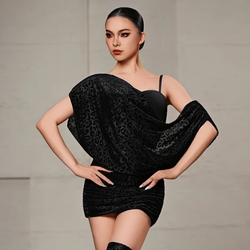 Abito A115 Leopard Nero UDance
