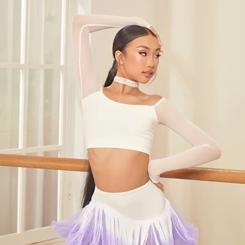 Top 25074 Bianco Zym Dance Style bambina