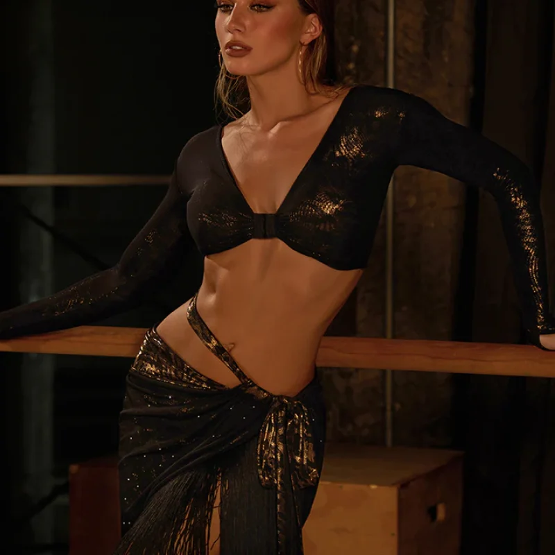 Top 24083 Leop Nero e oro Zym Dance Style