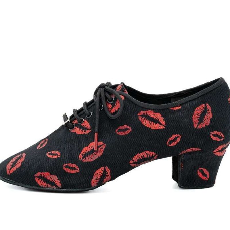 Scarpe da ballo baci rossi